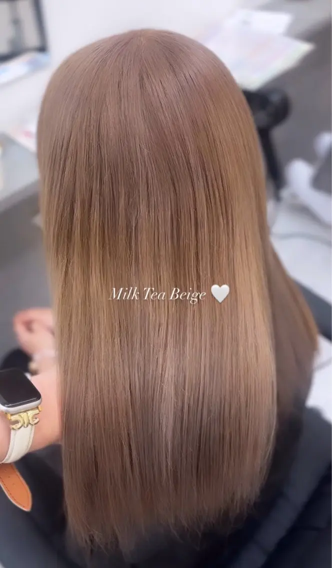 カラー ヘアカラー 韓国レイヤー艶カラー ブリーチ otohaのヘアスタイル