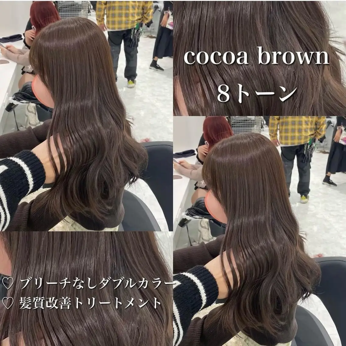カラー 🤍ブリーチなし ブラウンhimi🤍のヘアスタイル