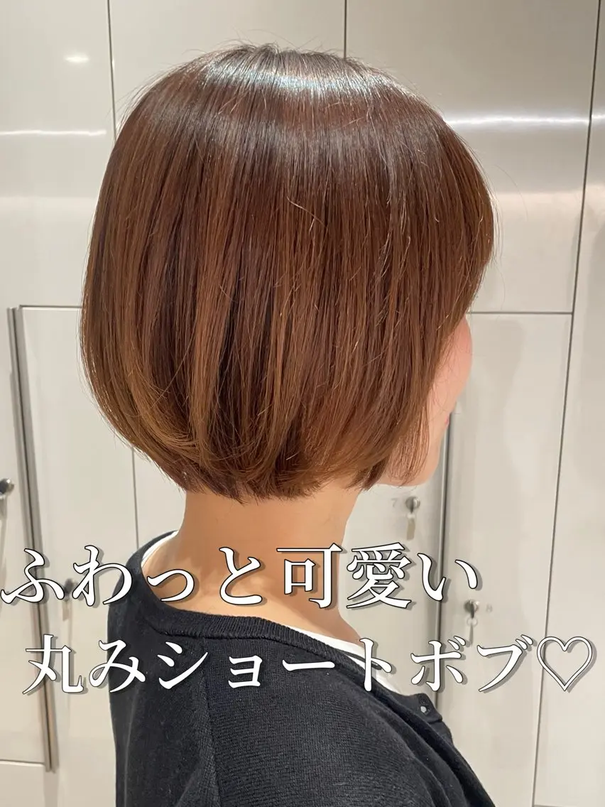ショート 🤍ショートボブ 🤍NANAMI🤍のヘアスタイル