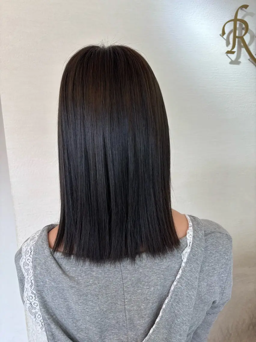 ミディアム ヘアカラー 艶カラー/ 夢叶のヘアスタイル