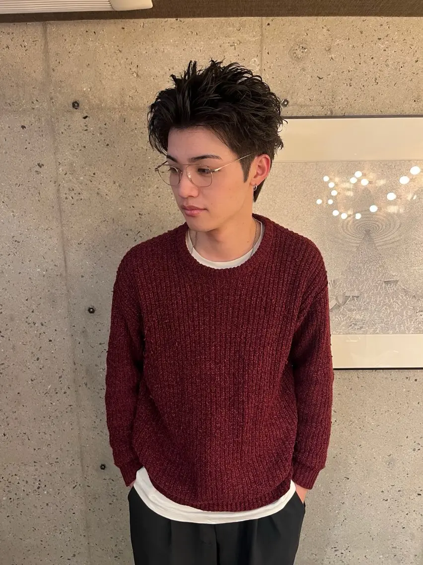 メンズ カット ヘッドスパ 永井駿祐【平尾 高宮】メンズカットのヘアスタイル
