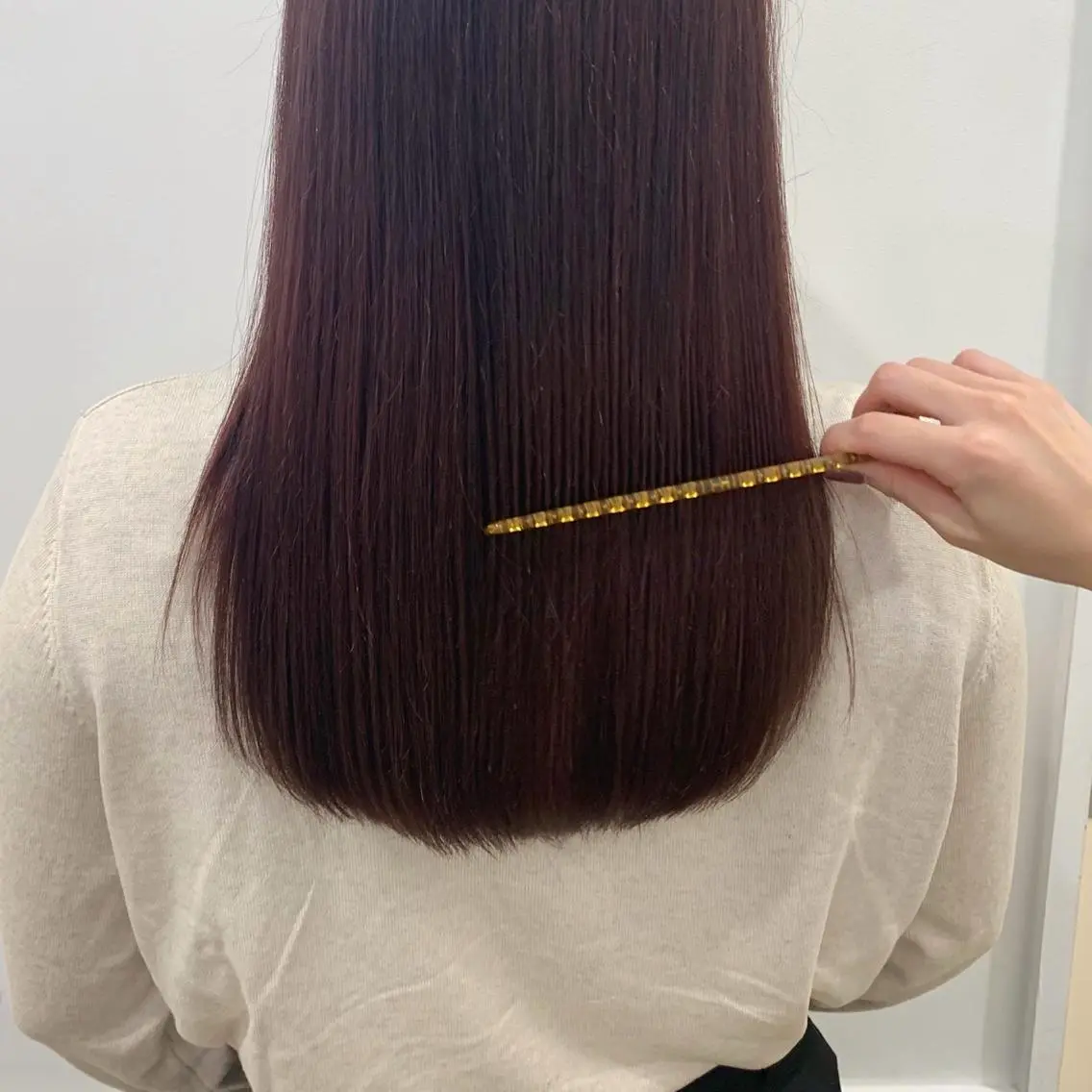 ロング カラー clan .のヘアスタイル