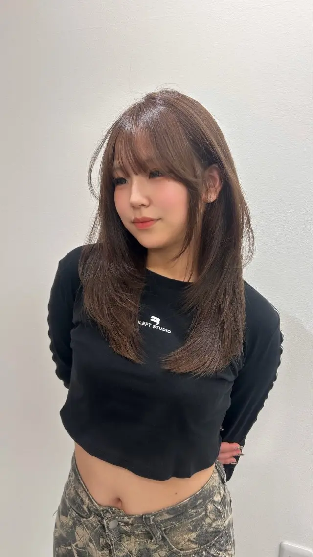 ロング ヘアカラー トリートメント 戸川 未夢のヘアスタイル