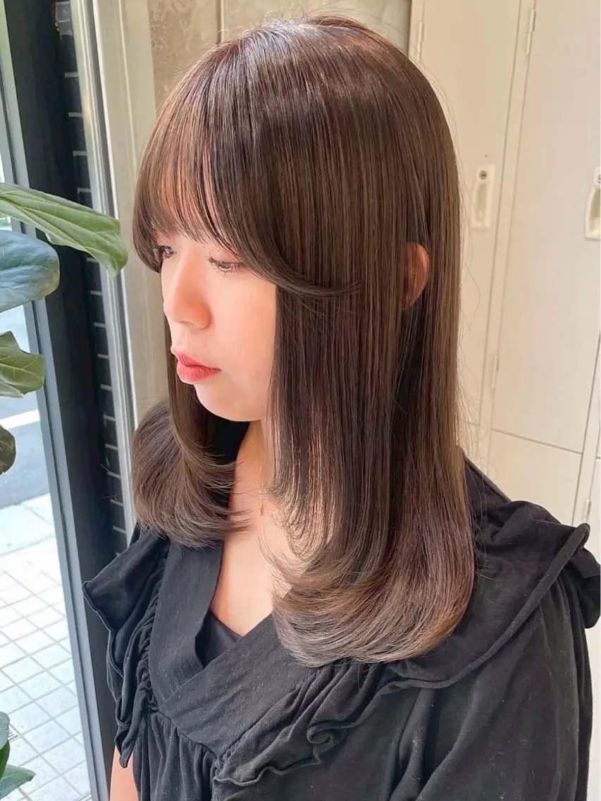 カラー Koharu カラーモデルのヘアスタイル