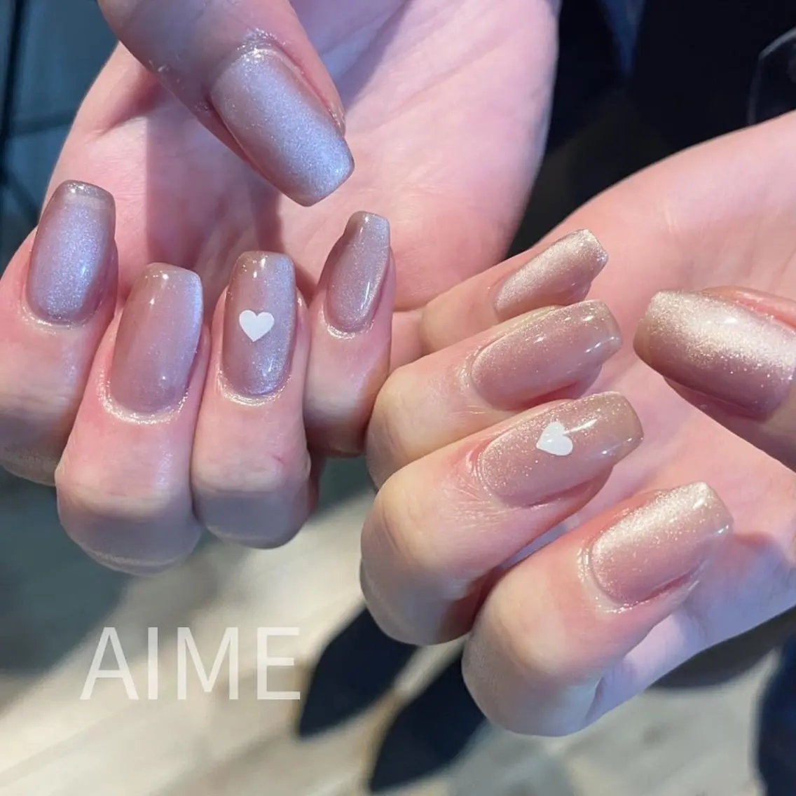ネイル マグネットネイル ハンドネイル AIME (momo)のネイルデザイン