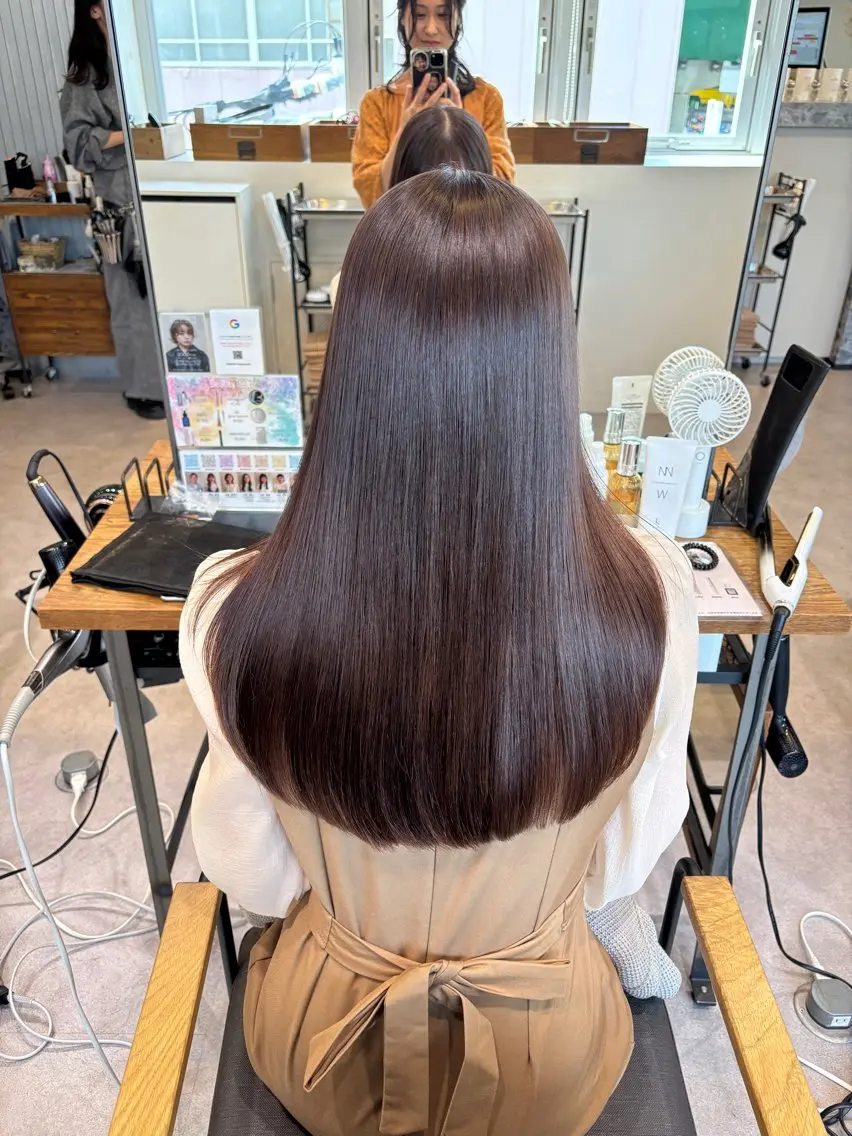 ロング 似合わせカット トリートメント カット ヘアカラー トリートメント 🌼山本有沙/多毛 ・髪質ケアが得意🌼のヘアスタイル