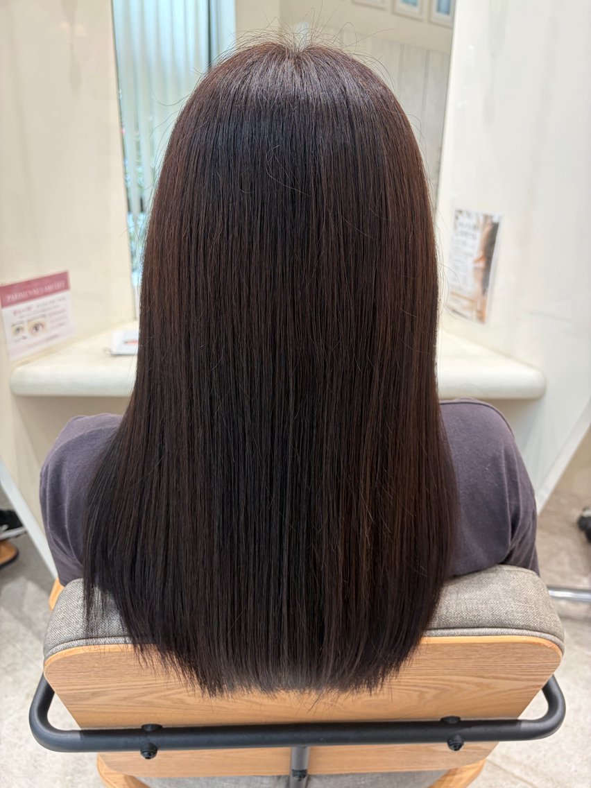 ロング カラー ヘアカラー トリートメント 志村 梨帆のヘアスタイル