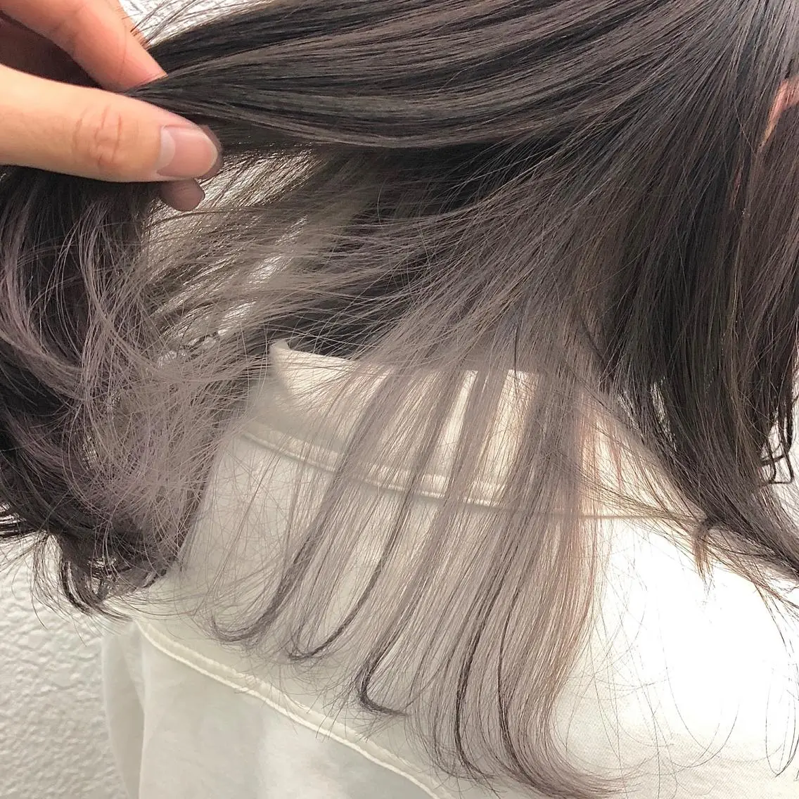 ミディアム カラー 新宿/レイヤー特化 韓国ヘア/海外ヘアのヘアスタイル