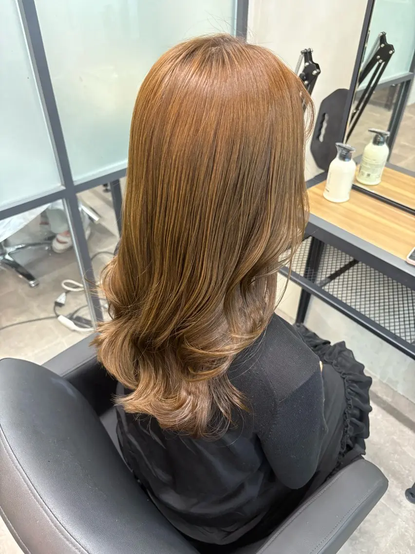 ロング カラー カット ヘアカラー トリートメント ALLEN hair /まなのヘアスタイル