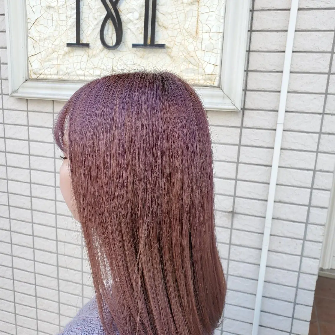 セミロング カラー ブリーチ ブリーチなしカラー ピンクカラー 堀 凌紀のヘアスタイル