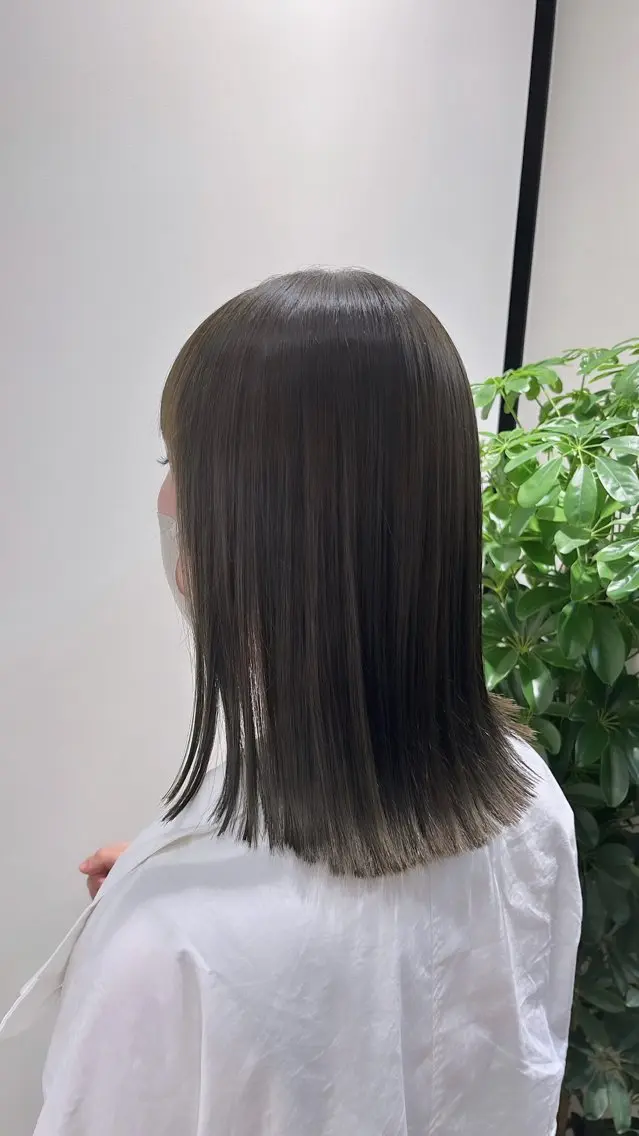 カット＋前髪縮毛＋トリートメントの写真