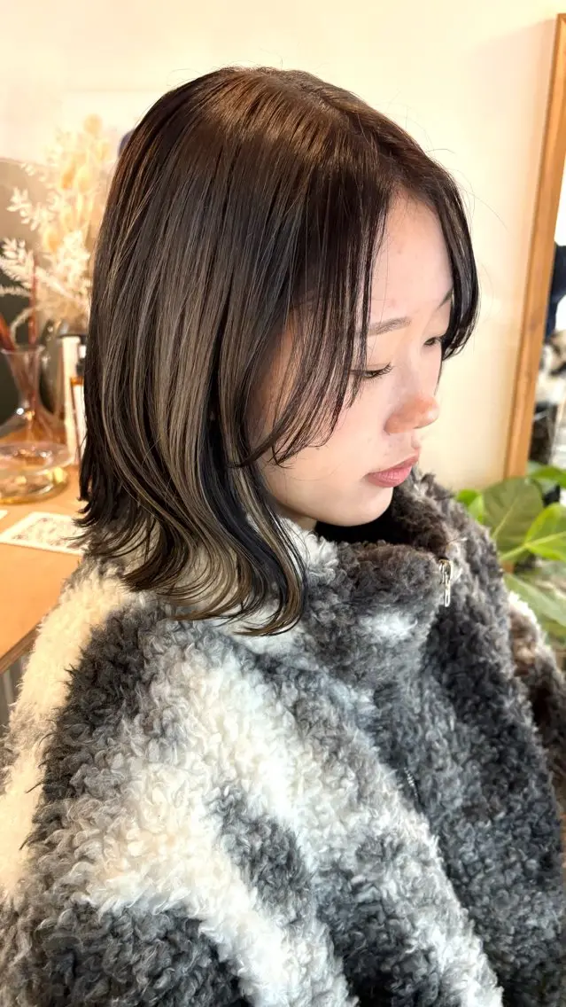 デザインカラー➕全体カラー💛の写真