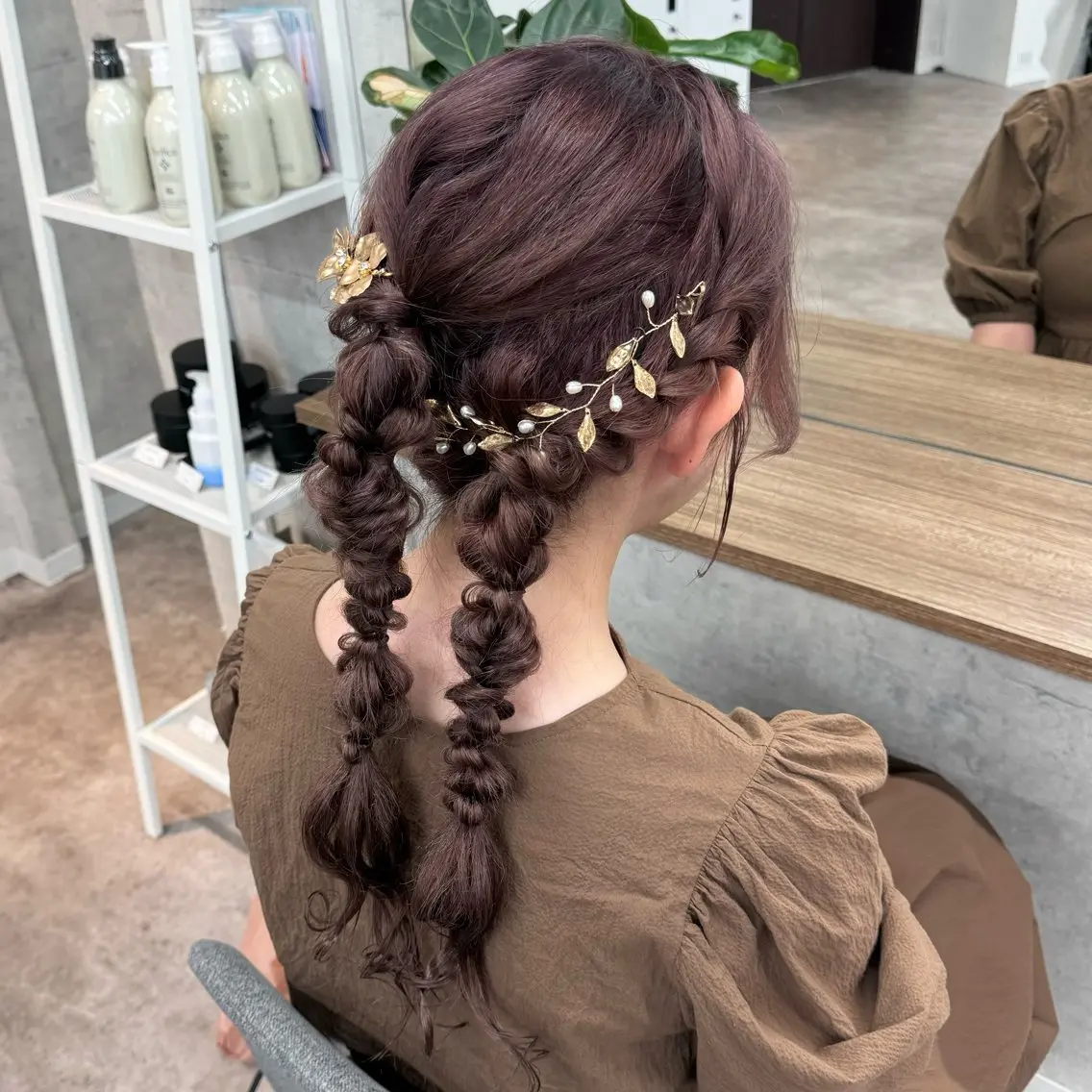 ロング ヘアアレンジ JUNSHIN🦋 ヘアセット／カラーのヘアスタイル