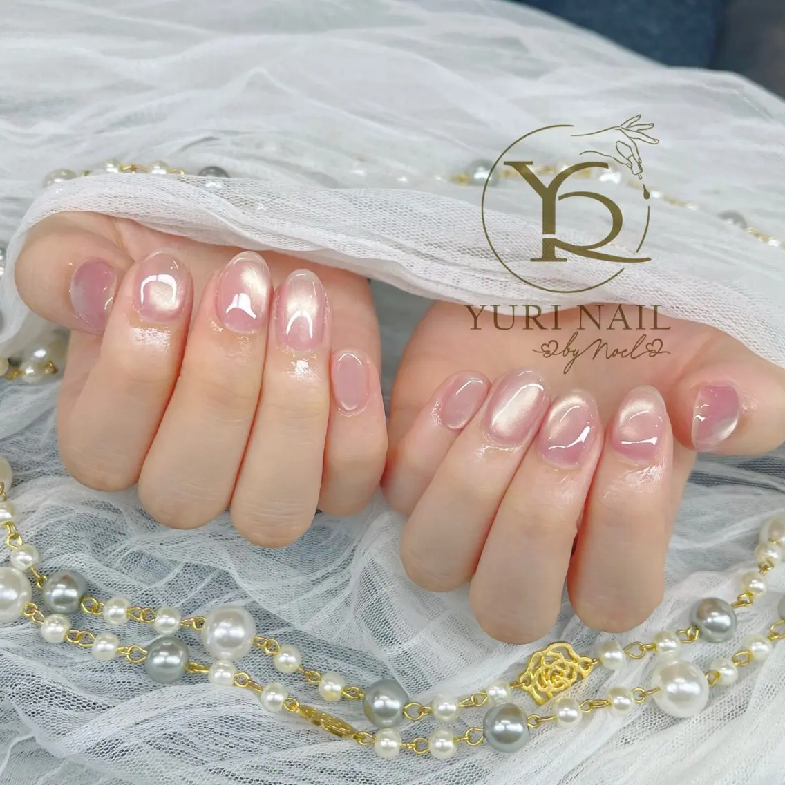 ネイル チークネイル フットネイル フレンチネイル グラデーション キラキラネイル ハンドネイル フットネイル ハンドケア YURI Nail Funabashiのネイルデザイン