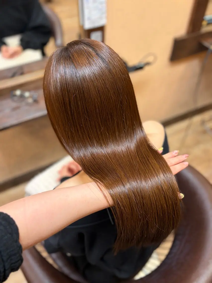 ロング カラー ヘアカラー moremuu 舞桜🤍🫧のヘアスタイル