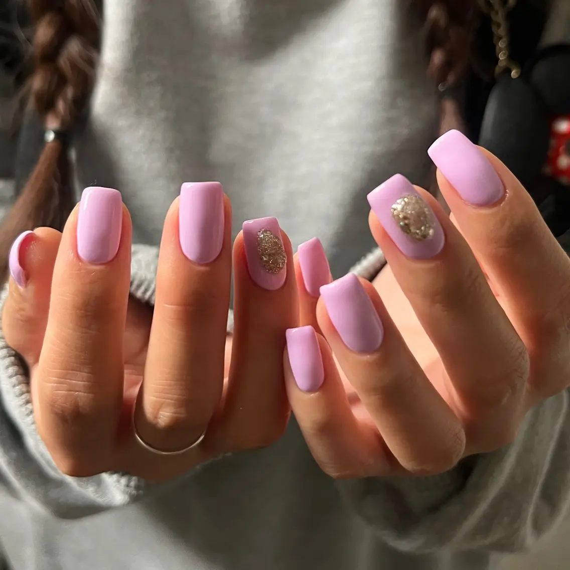 ネイル グリーン ハンドネイル vegh. nail/阿波座のネイルデザイン