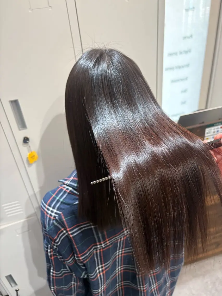 ミディアム 髪質改善 pasdetrois AINAのヘアスタイル