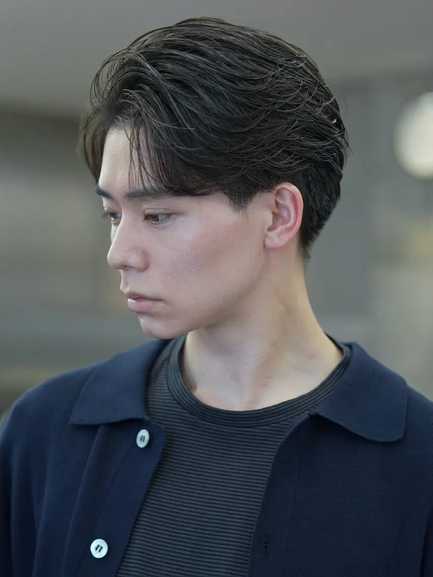 パーマ メンズ カット パーマ 安藤幹人 メンズパーマのヘアスタイル
