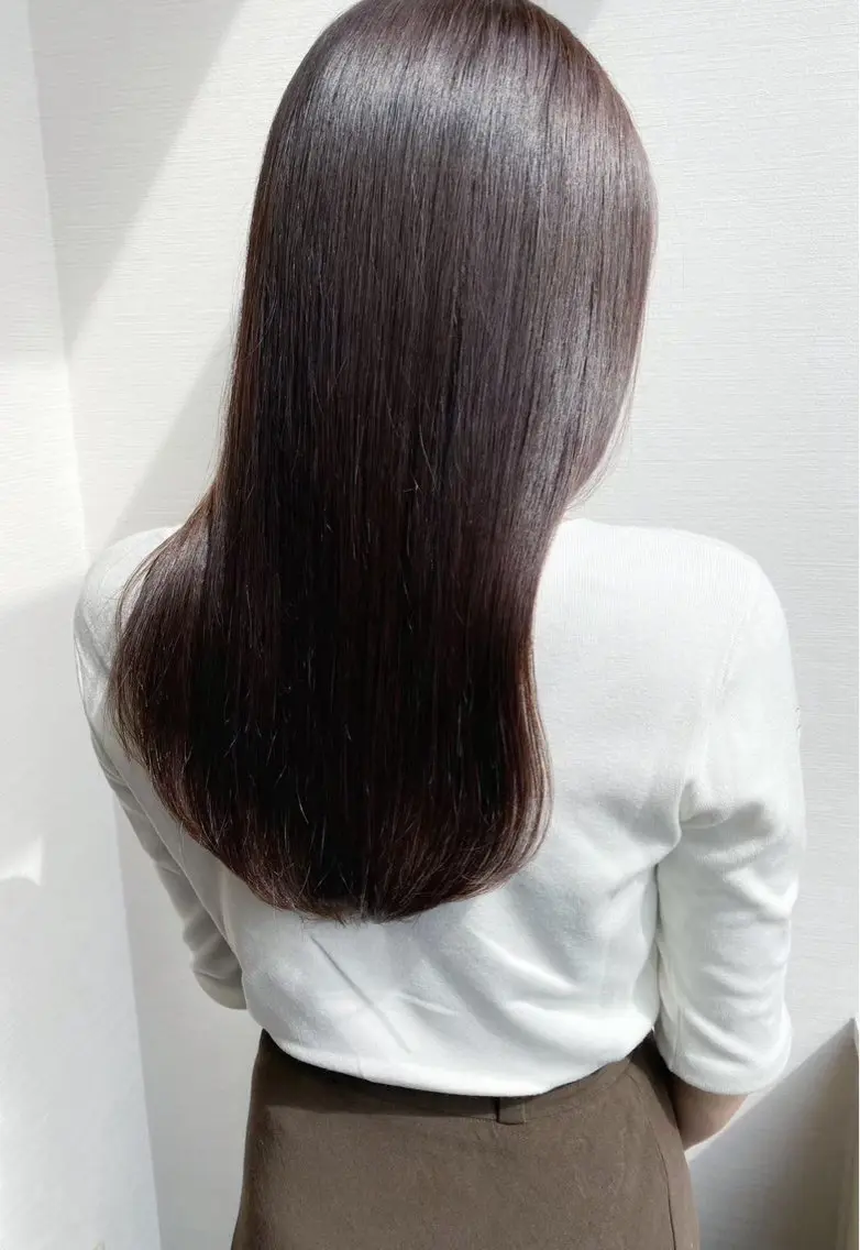 ロング カラー カット ヘアカラー トリートメント 小川 裕太のヘアスタイル