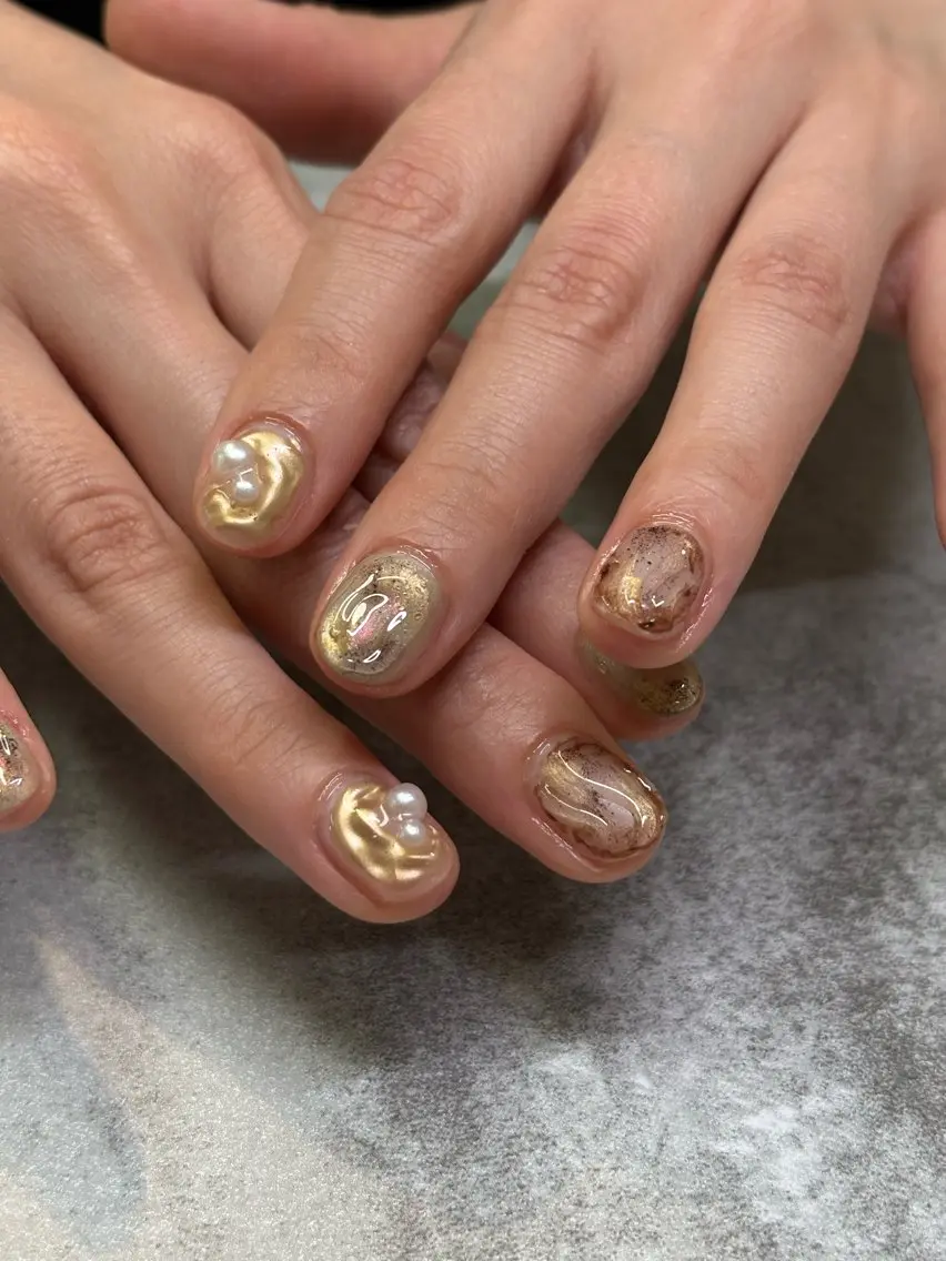 ネイル ハンドネイル Noël 新宿南口 toyonのネイルデザイン