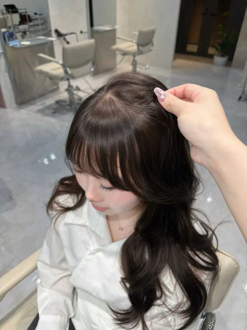 カラー ヘアカラー 茶屋町透明感カラー/ レイヤー/みさきのヘアスタイル