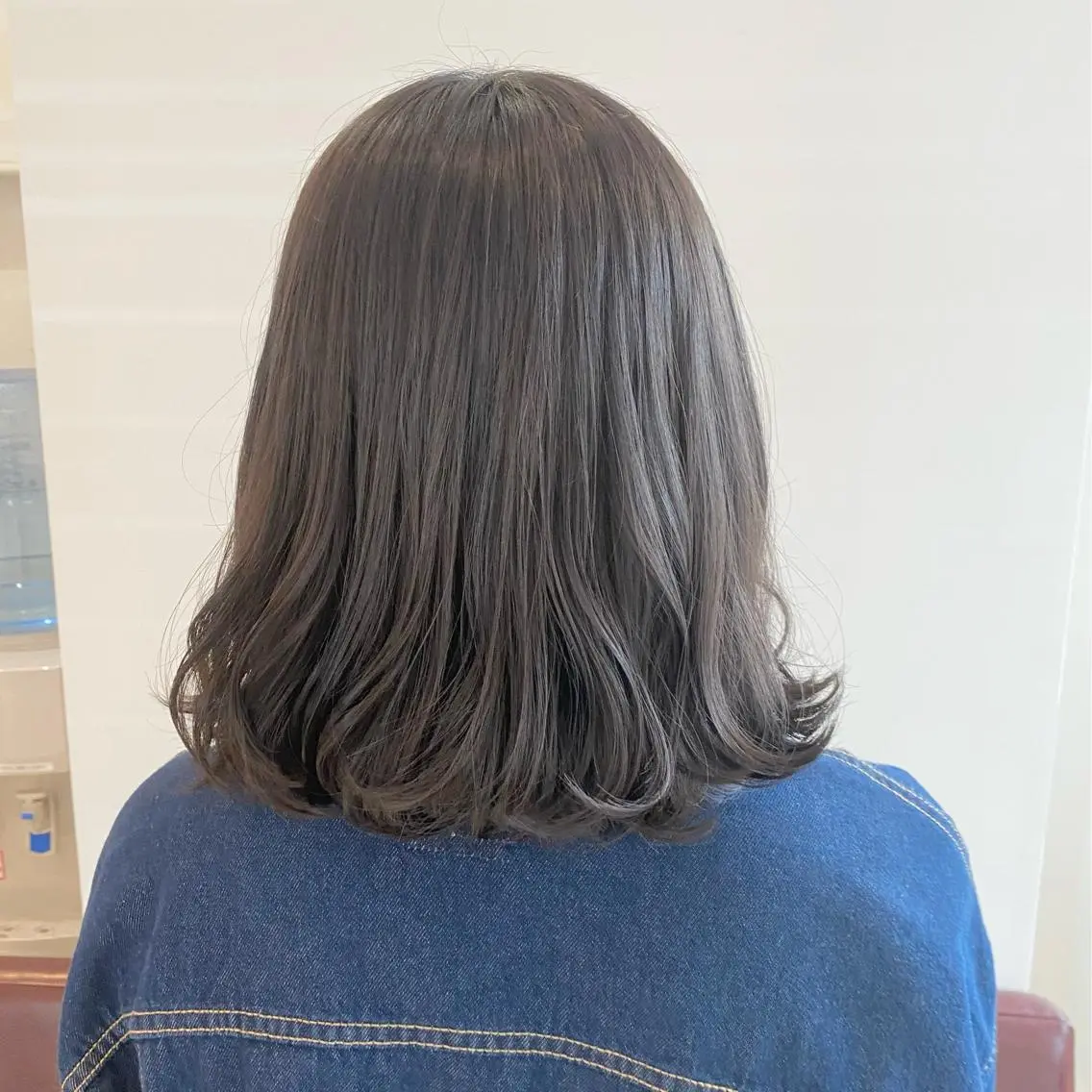 ミディアム カット ヘアカラー トリートメント 吉原 みえのヘアスタイル