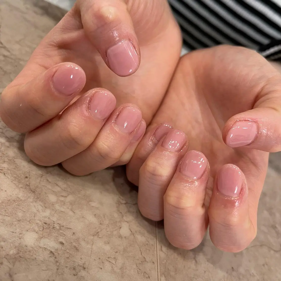 ネイル ワンカラーネイル Wish Nail 恒川のネイルデザイン