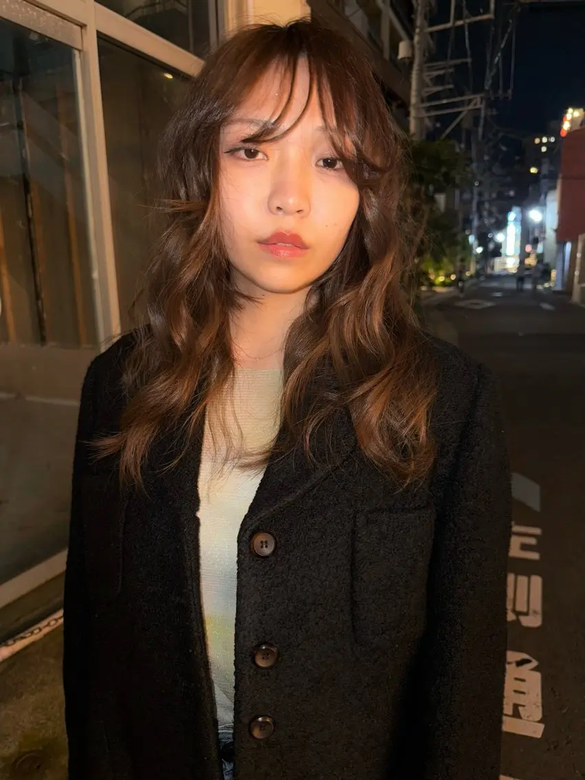 セミロング モードレイヤー/ボブ Rikuのヘアスタイル