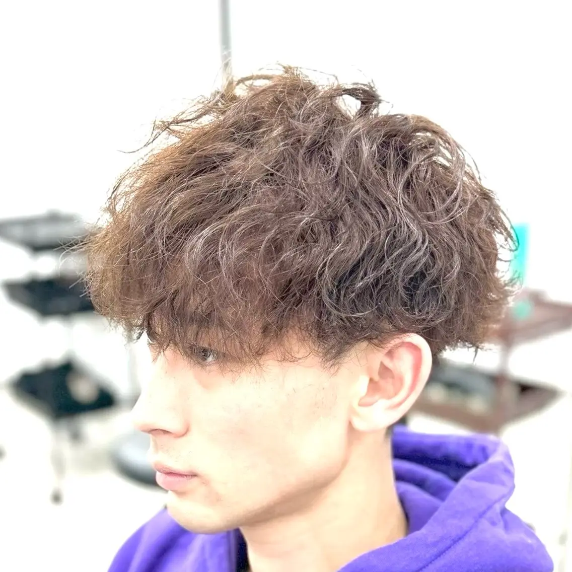 パーマ メンズ 🎩刈り上げ特化🎩 渡邉太耀のヘアスタイル