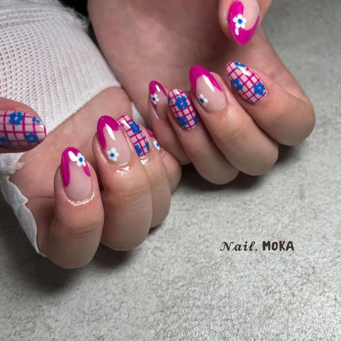 ネイル フレンチネイル nail. MOKAのネイルデザイン