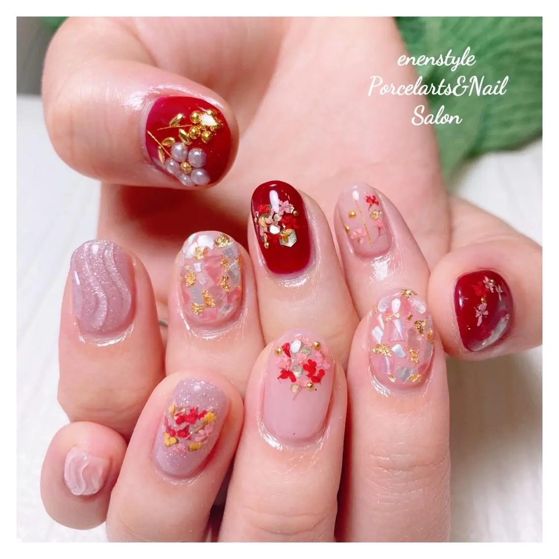 ショート ネイル 🐾enen style 🐾のネイルデザイン
