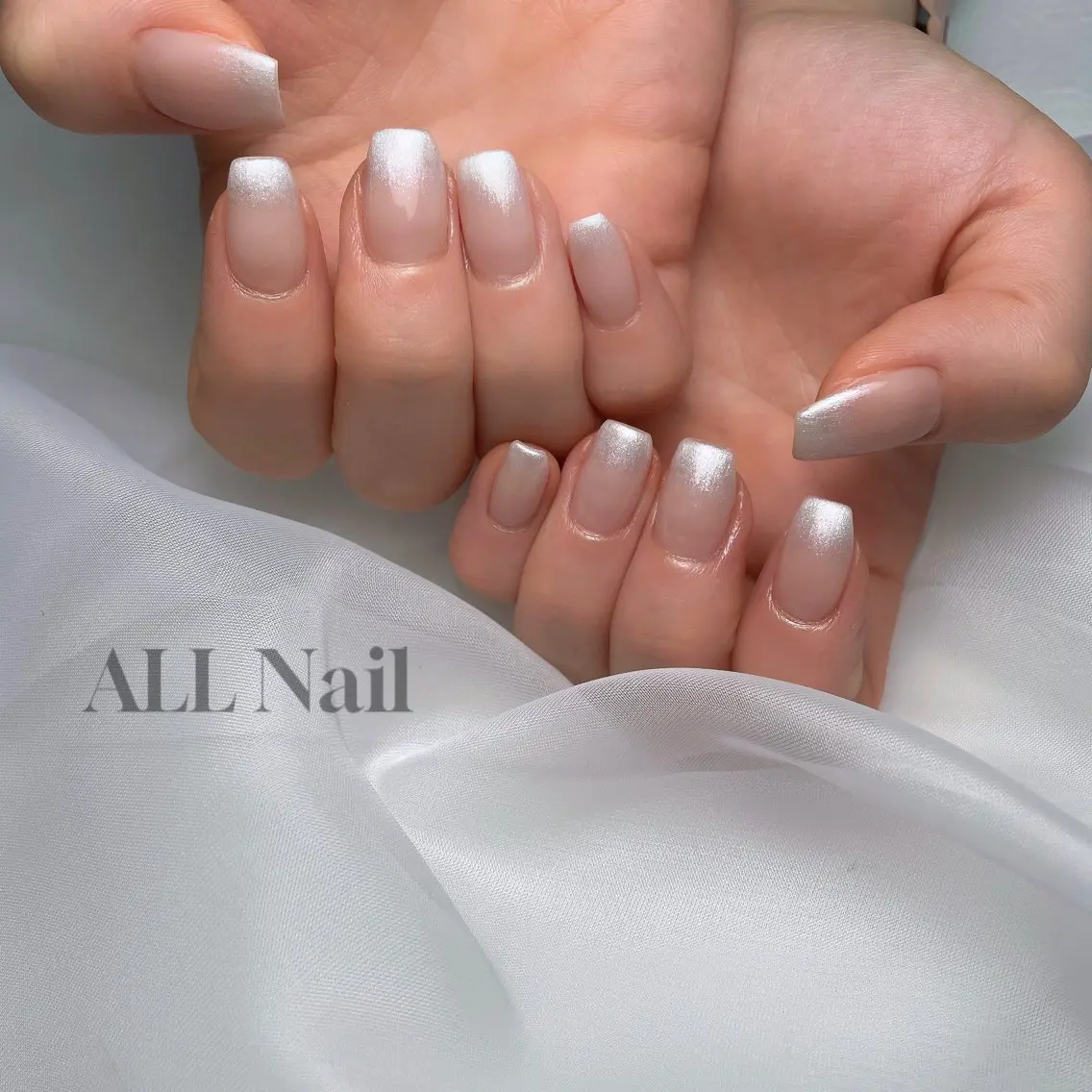 ネイル グラデーション ホワイト ALL Nail &whiteningのその他イメージ