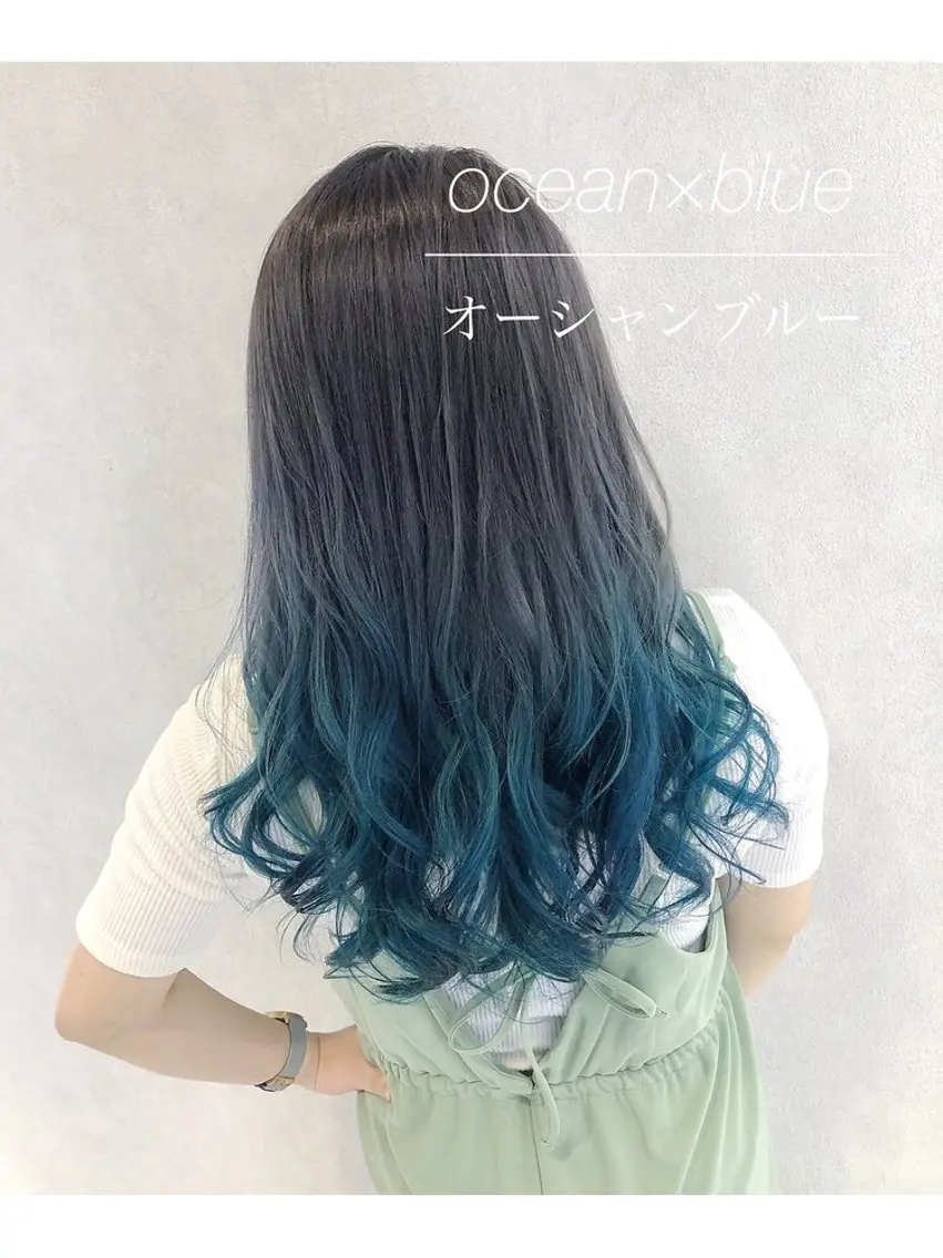 【🪽minimo限定🪽】グラデーションカラー(1ブリーチ)＋トリートメント ※ロング料金ありの写真