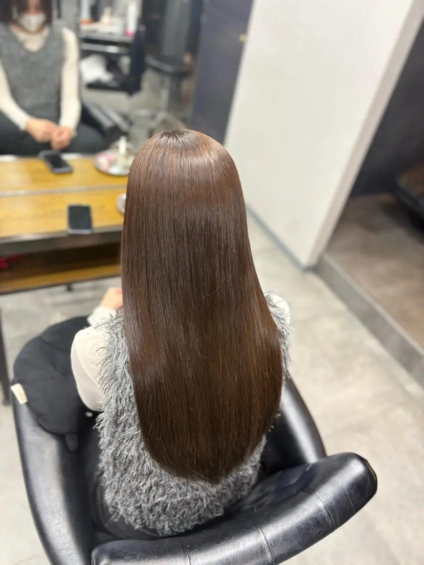 ロング カラー ヘアカラー トリートメント Salon Def しおり💖️のヘアスタイル