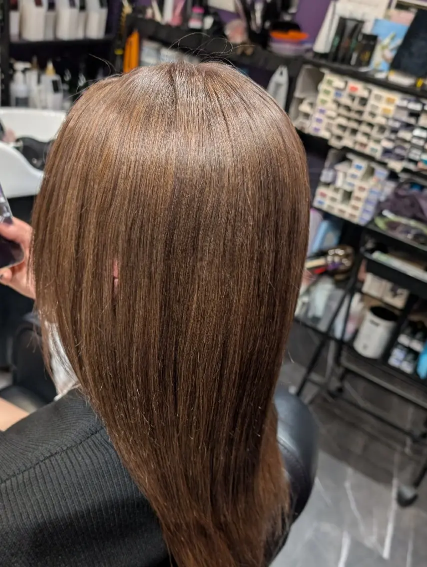ロング 髪質改善 カット ヘアカラー トリートメント 渡辺 康行のヘアスタイル