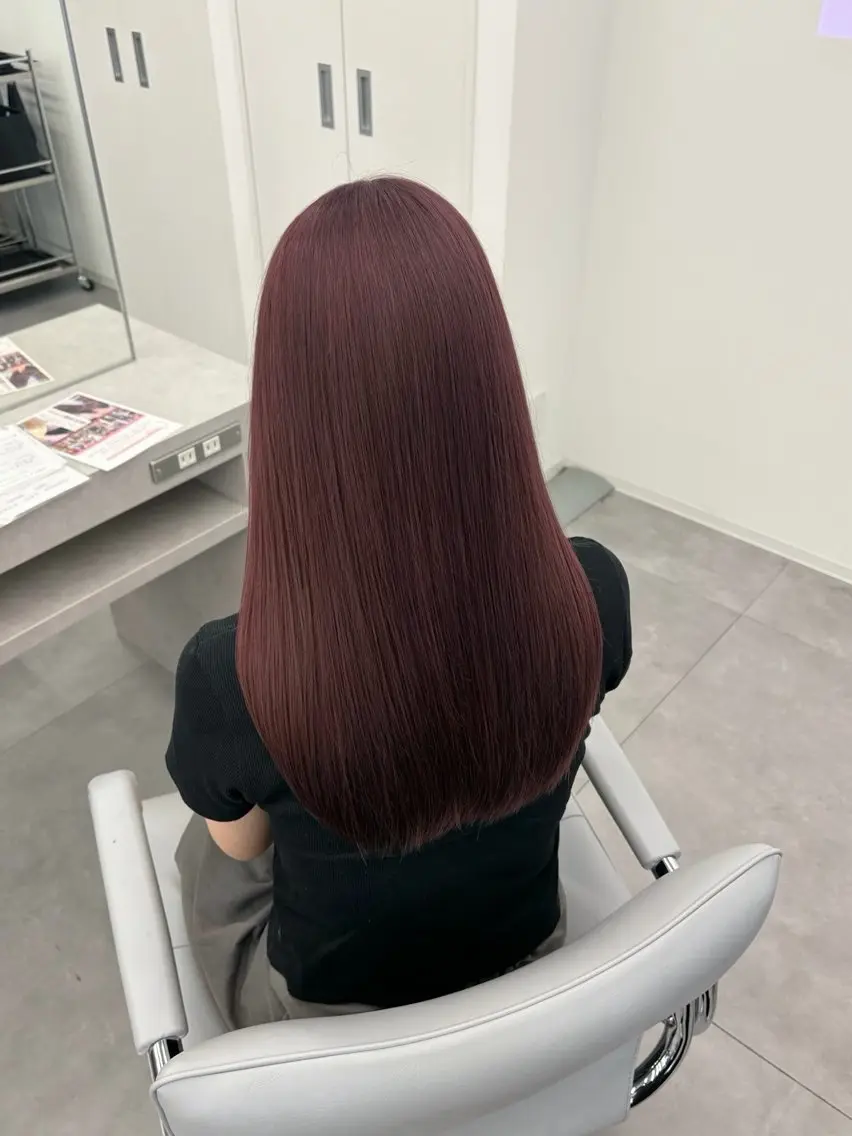 ロング 🖤韓国風カラー🩷 /ツヤ髪✨️はるかのヘアスタイル