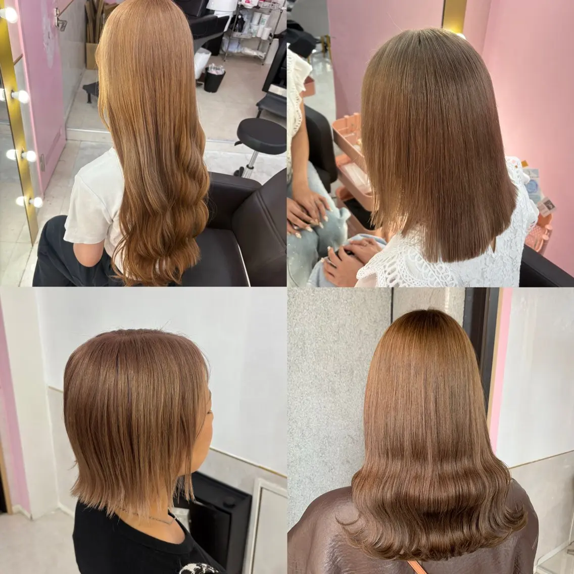 セミロング カラー ヘアアレンジ 甘ふわgirly🎀 ハイトーン🤍Ramのヘアスタイル