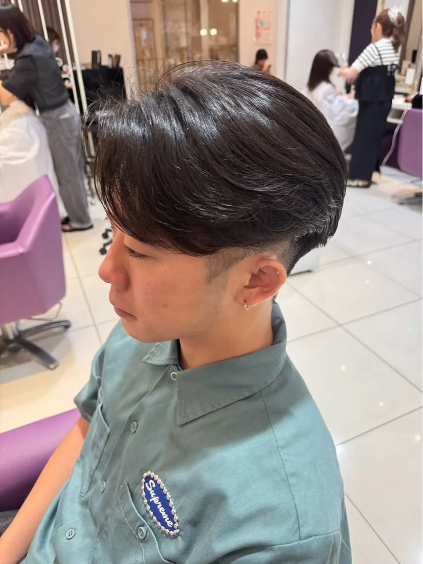 パーマ メンズ 玉置 晴太郎のヘアスタイル