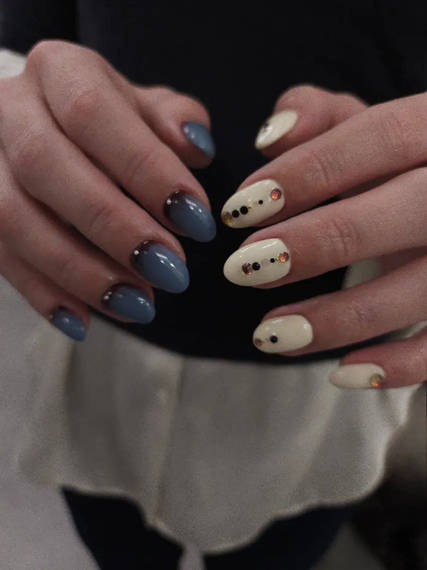 ネイル ジェルネイル 持ち込み パラジェル 冬ネイル puku nail 🌼kazu🌼のネイルデザイン