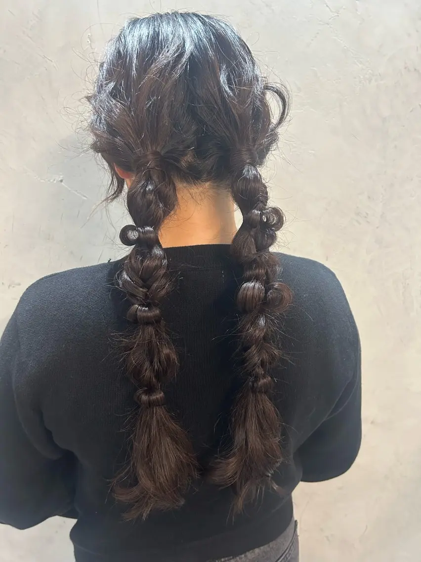 🎀お出かけ前ヘアセット🎀の写真