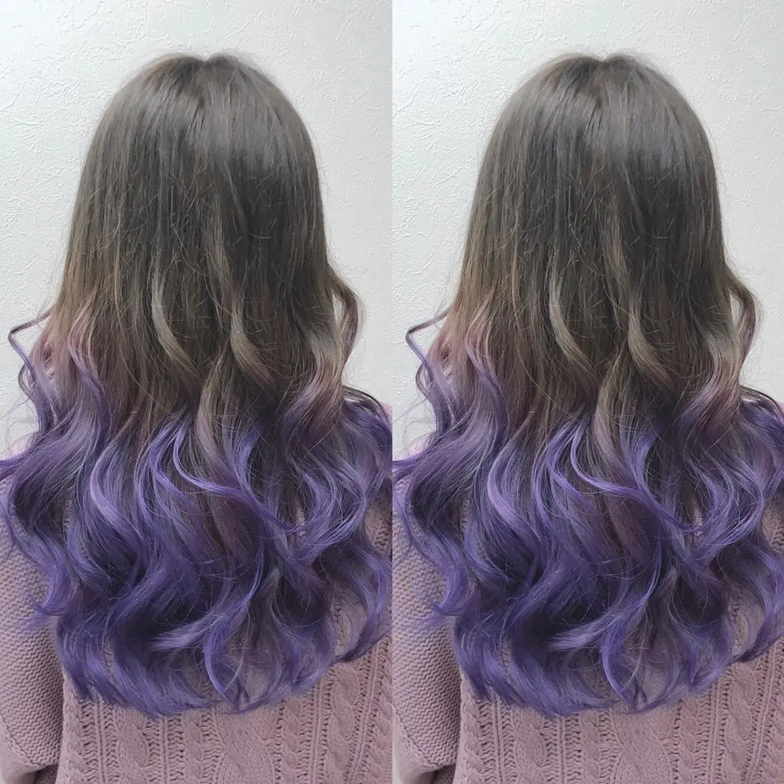 ロング カラー グラデーションカラー ヤナ マネージャーのヘアスタイル