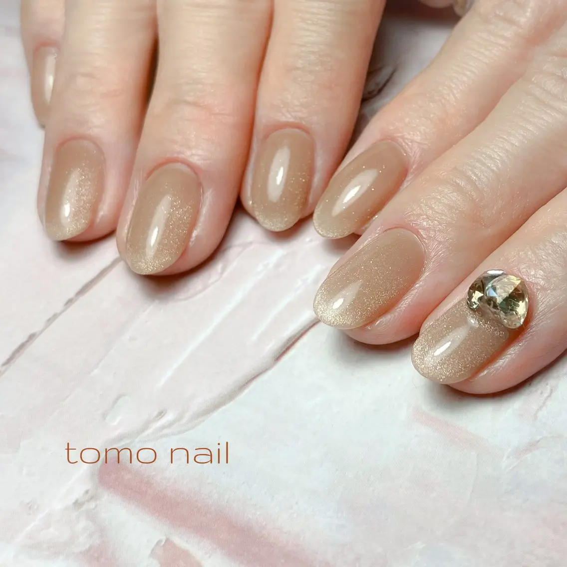 ミディアム ハンドネイル nail salon tomoのネイルデザイン