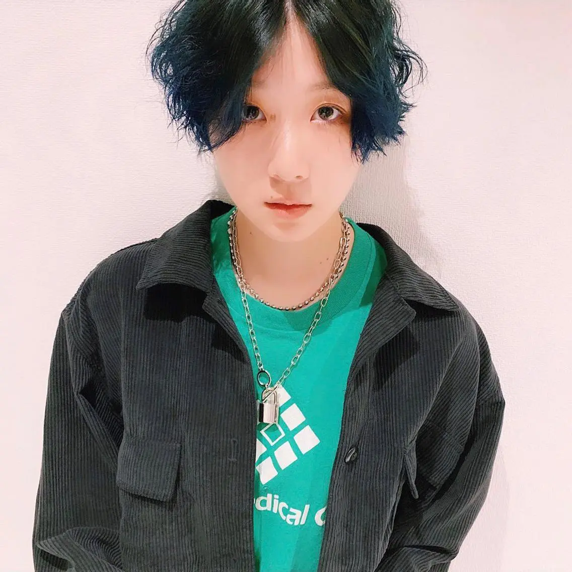 ミディアム 中川 竜誠のヘアスタイル