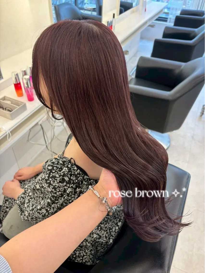 ロング カラー ヘアカラー parvemix ／川崎 はるひ🎀のヘアスタイル