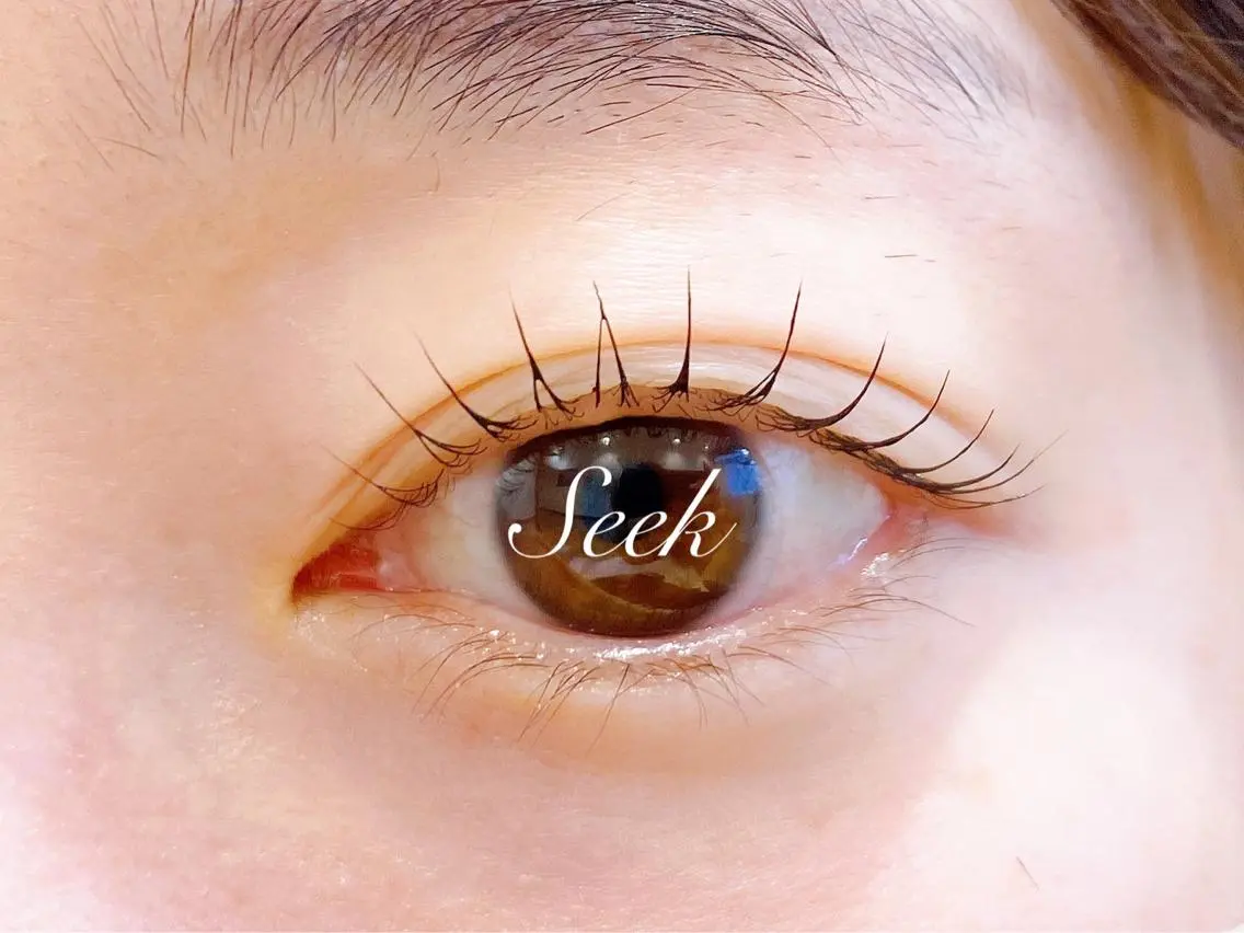 マツエク・マツパ ケラチンラッシュリフト 一重×まつ毛パーマ マツパ Seek lash&browのエステ・リラクイメージ