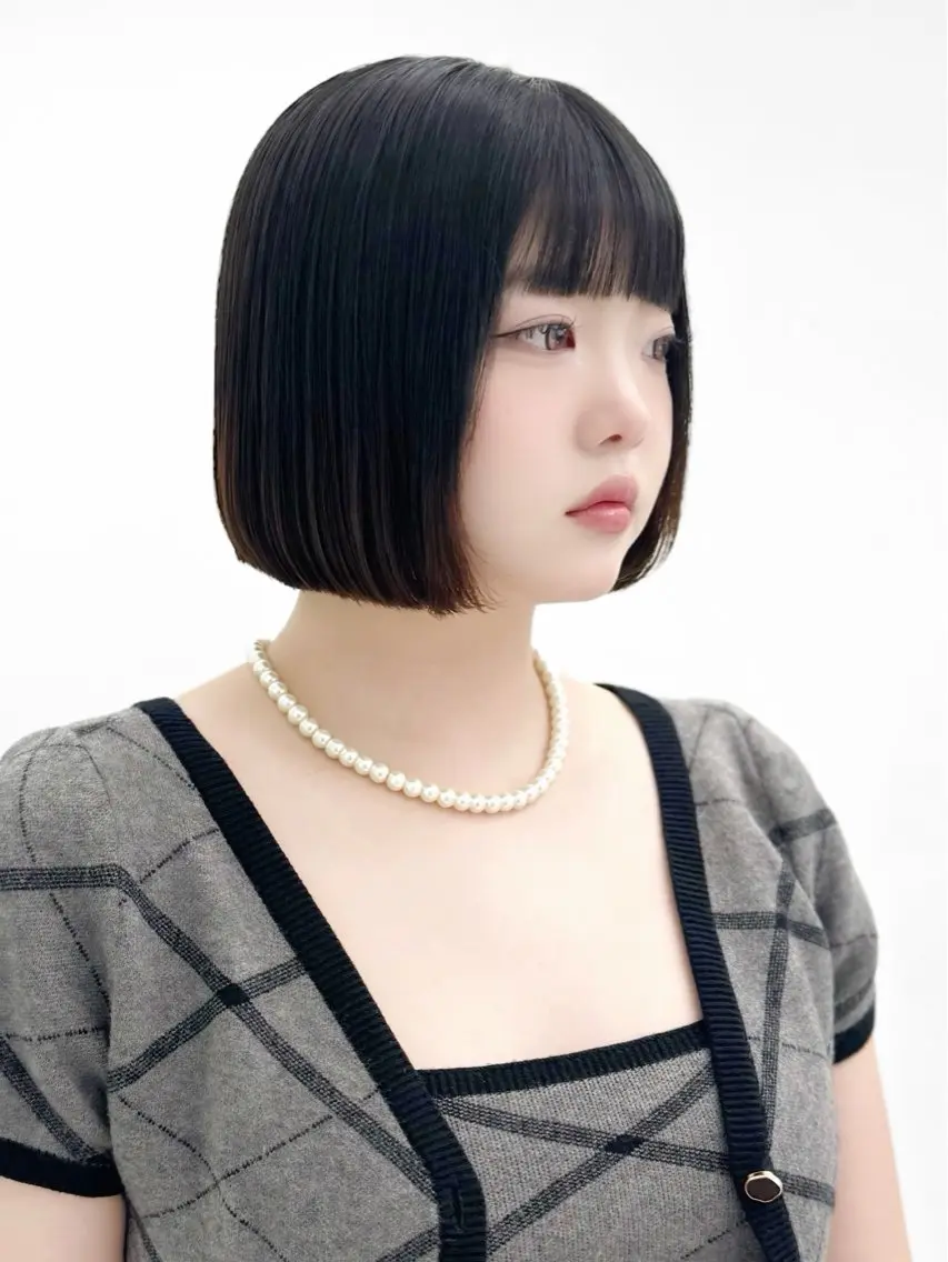 ショート カラー ヘアアレンジ カット 縮毛矯正 トリートメント 縮毛矯正🤍 盛れるボブ/ひかりのヘアスタイル
