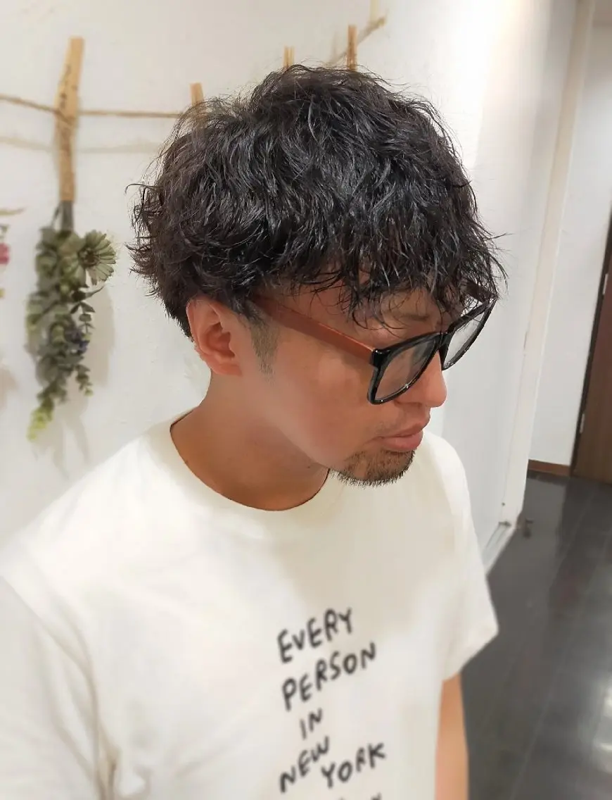 メンズ パーマ メンズヘア大得意！ づめちゃん(橋爪)のヘアスタイル