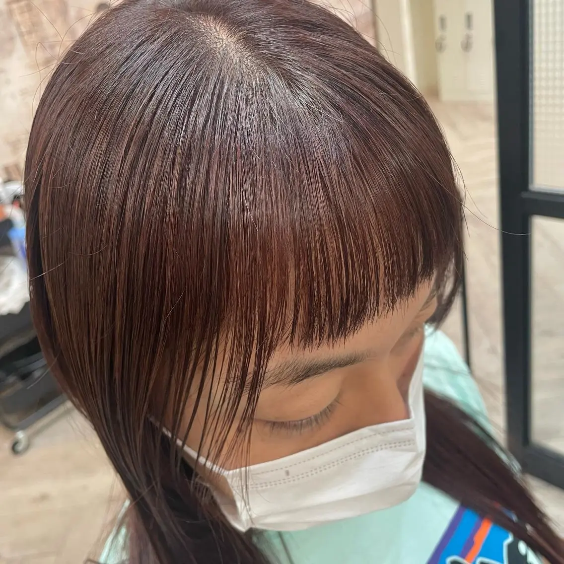 ミディアム カット ヘアカラー erina💖 CLUTCH天王寺のヘアスタイル