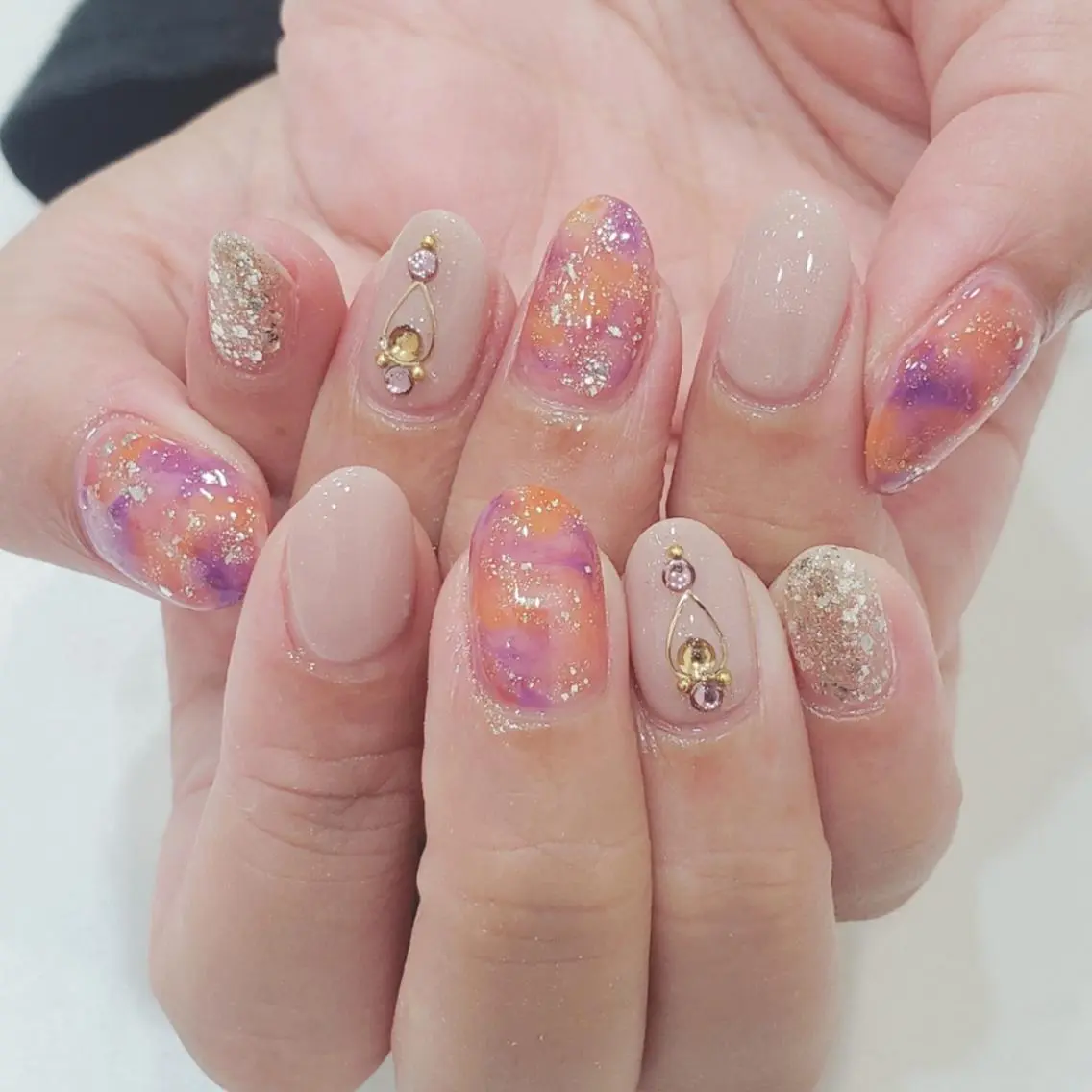 ネイル ハンドネイル kahosan 𓆉のネイルデザイン