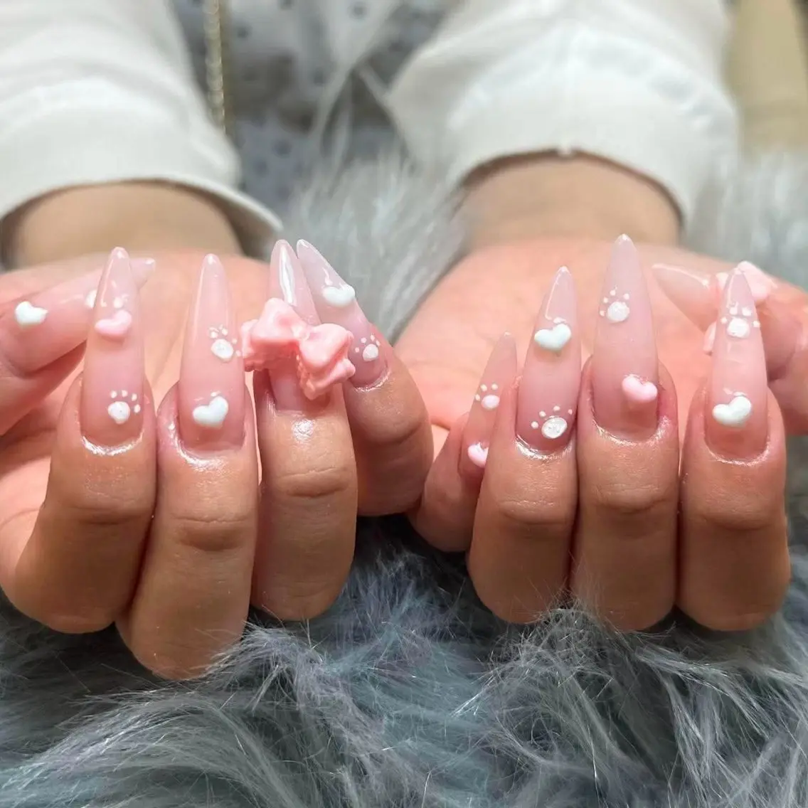 ネイル ハンドネイル ANH ゴテゴテネイルのネイルデザイン